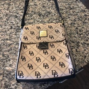 Dooney and Bourke Gray and Black Crossbody Bag